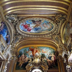 Jigsaw puzzle: Painting of one of the foyers of the Grand Opera
