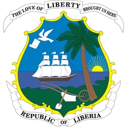 Jigsaw puzzle: Coat of arms of the Republic of Liberia