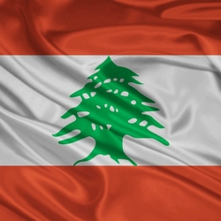 Jigsaw puzzle: Lebanon flag