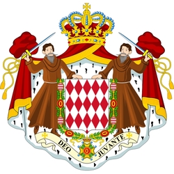 Jigsaw puzzle: Coat of arms of Monaco