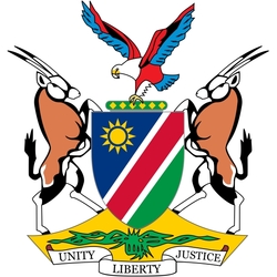 Jigsaw puzzle: Coat of arms of Namibia