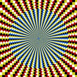 Jigsaw puzzle: Illusion of movement