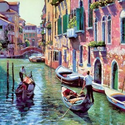 Jigsaw puzzle: Canals of Venice