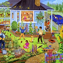 Jigsaw puzzle: Summer in the country