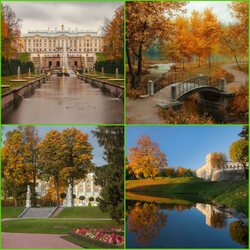 Jigsaw puzzle: Museum suburb of St. Petersburg