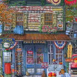 Jigsaw puzzle: Village shop