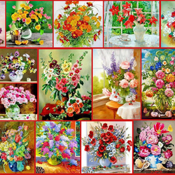 Jigsaw puzzle: Bouquets