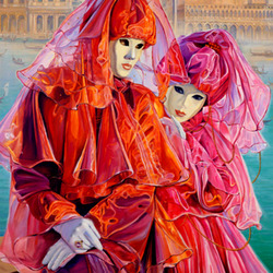 Jigsaw puzzle: Venice through the eyes of a mask