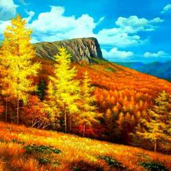 Jigsaw puzzle: Autumn landscape