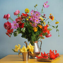 Jigsaw puzzle: Bright summer bouquet