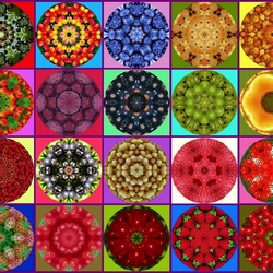 Jigsaw puzzle: Berry kaleidoscope