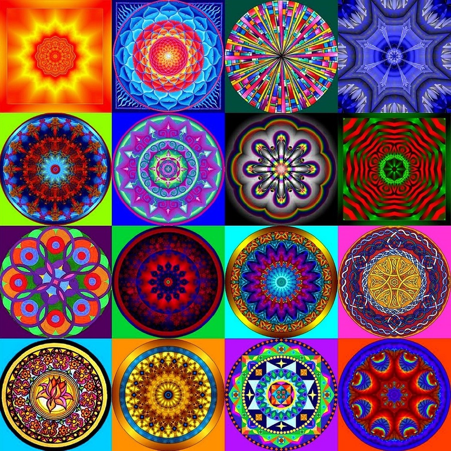 Jigsaw puzzle «Mandalas» - solve jigsaw puzzles online | PuzzleIt