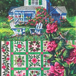 Jigsaw puzzle: Flower blanket