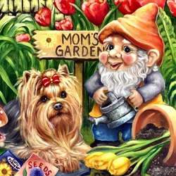 Jigsaw puzzle: Mom's garden