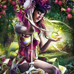 Jigsaw puzzle: Nei Mio, owner of the orchard