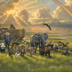Jigsaw puzzle: Noah's ark