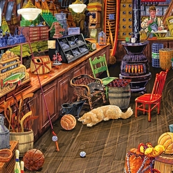 Jigsaw puzzle: Sporting goods