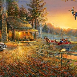 Jigsaw puzzle: Autumn trip