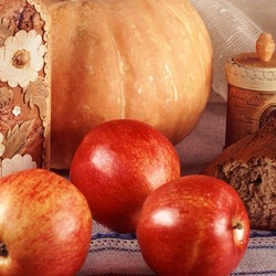 Jigsaw puzzle: Pumpkin and apples