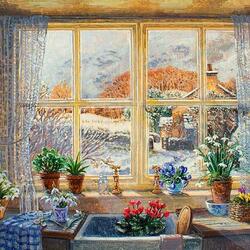 Jigsaw puzzle: By the window