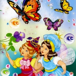 Jigsaw puzzle: Princesses and butterflies