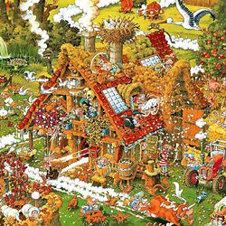 Jigsaw puzzle: Funny Farm / Madhouse
