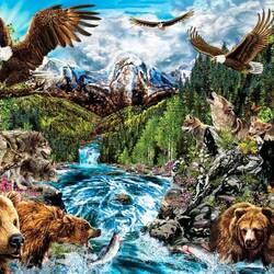 Jigsaw puzzle: River of life