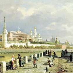 Jigsaw puzzle: View of the Moscow Kremlin