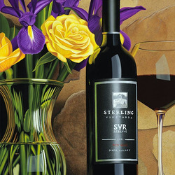Jigsaw puzzle: Wine and flowers