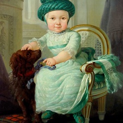 Jigsaw puzzle: Child with dog
