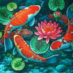 Jigsaw puzzle: Fishes