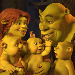 Jigsaw puzzle: Shrek and his family