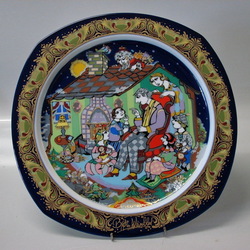 Jigsaw puzzle: Painting on porcelain