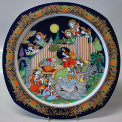 Jigsaw puzzle: Painting on porcelain