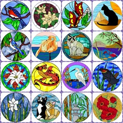 Jigsaw puzzle: Stained glass