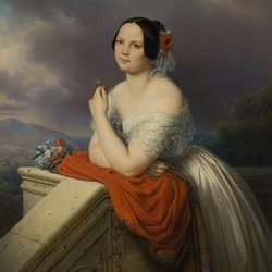 Jigsaw puzzle: Portrait of a young woman