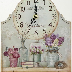 Jigsaw puzzle: Clock with flowers
