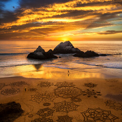 Jigsaw puzzle: Patterns in the sand