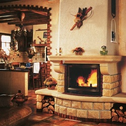 Jigsaw puzzle: By the fireplace