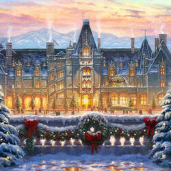 Jigsaw puzzle: Christmas at the Biltmore