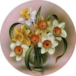 Jigsaw puzzle: Bouquet with daffodils