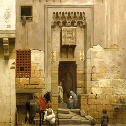 Jigsaw puzzle: Courtyard in Cairo