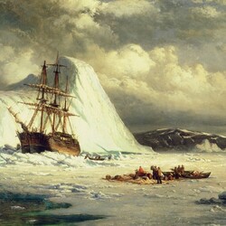 Jigsaw puzzle: Ship in ice