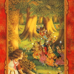 Jigsaw puzzle: Fairy procession