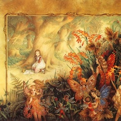 Jigsaw puzzle: In the forest with fairies