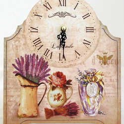 Jigsaw puzzle: Lavender on the clock