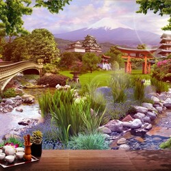 Jigsaw puzzle: Japanese garden