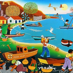 Jigsaw puzzle: Fishermen