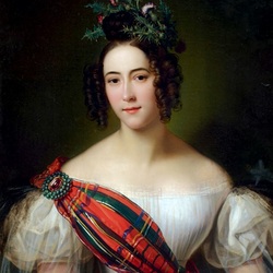 Jigsaw puzzle: Portrait of a young tartan