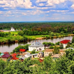 Jigsaw puzzle: Provincial town Gorokhovets